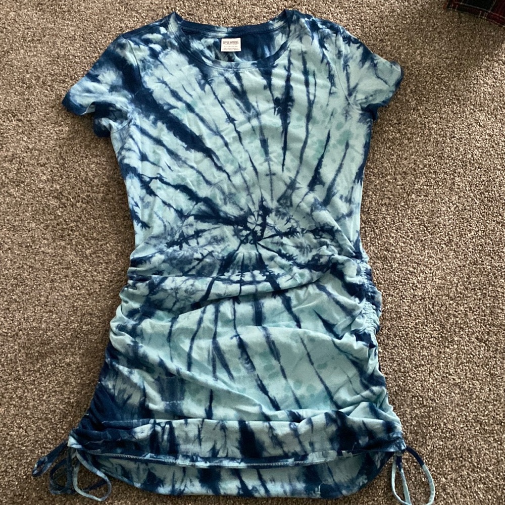 Tie dye t shirt dress
